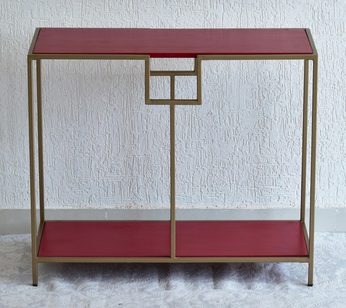 Kenny Multipurpose Red Console Hall Table